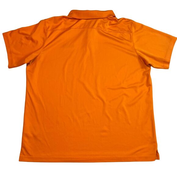 Columbia Polo Mens XL Orange Omni Shade Sun Protection Outdoor Golf Travel Shirt - Picture 2 of 12